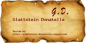 Glattstein Donatella névjegykártya